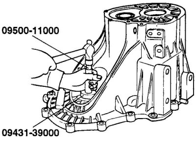 Fig. 3.22. Installing the drive shaft…