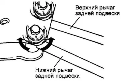 Рис. 4.6. Регулировка нижнего рычага подвески посредством вращения кулачкового…
