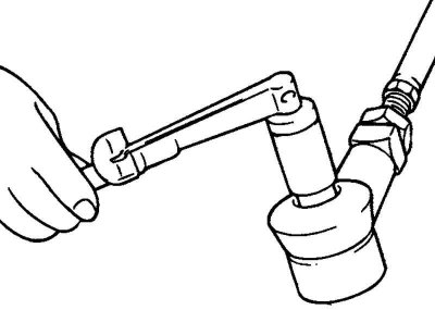 Fig. 5.4. Installing the nut on the…