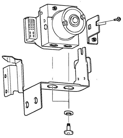 Fig. 6.60. ABS electronic control unit
