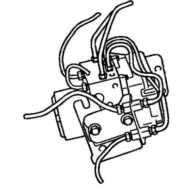 Fig. 6.62. Brake pipes of the ABS…