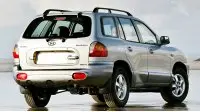 Hyundai Santa Fe I, вид сзади