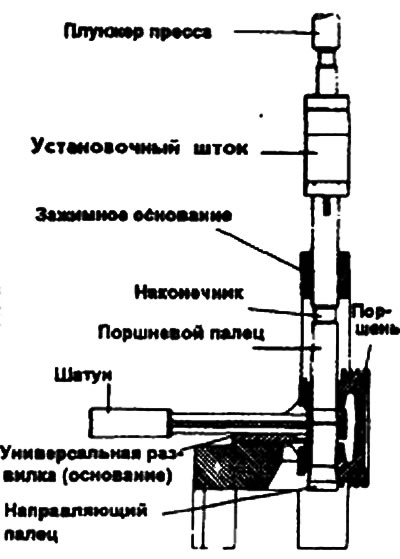 8. Введите установочный шток в…