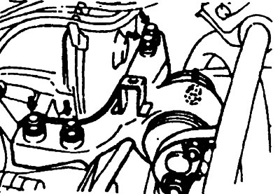 30. Снимите кронштейн крепления с…