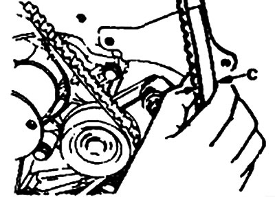 Зазор «С» — примерно 14 мм.