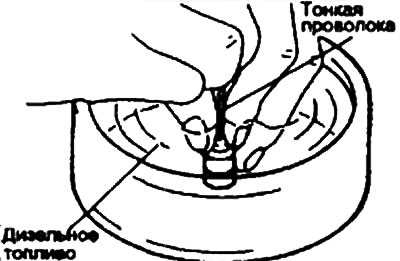 2. Пользуясь тонкой проволокой, слегка…