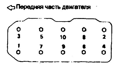 4. Снимите головку блока и прокладку с…