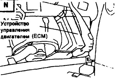 R. Exhaust gas recirculation sensor EGR.