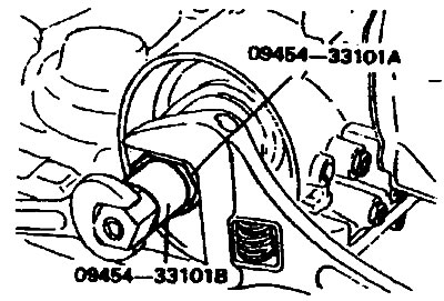 4. Ослабьте стопорную гайку.