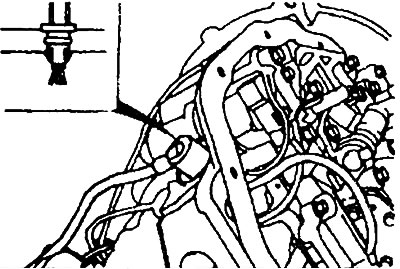 11. Compress the tabs of the solenoid…
