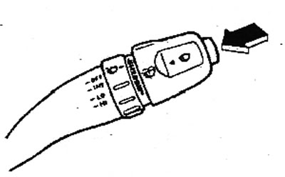 5. To turn on the windshield wiper for…