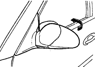 5. The mirror can be folded to avoid…