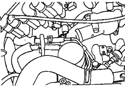 1. Remove the air filter assembly, then…