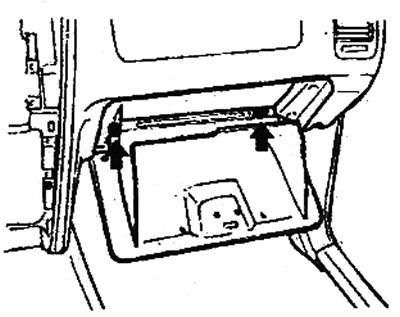 2. Unscrew the two screws securing the…
