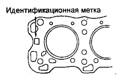 Примечание: не наносите герметик на прокладку головки цилиндров.
