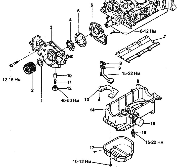 Oil pan housing and oil sump (2.7L…