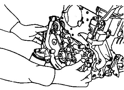 4. Install a new gasket onto the oil…
