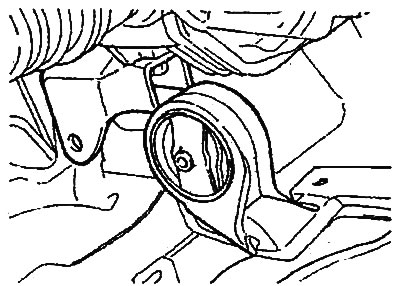 Support mounting bolt: 50-65 Nm