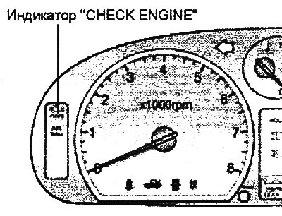 b) For a fault in the exhaust emission…