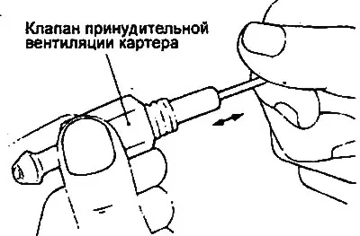 3. Ako se klip ne pomiče, ima naslaga u pozitivnom ventilacijskom ventilu…