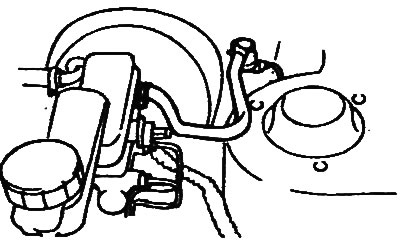3. Disconnect the hydraulic hose from…