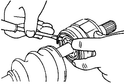 2. Using a slotted screwdriver, remove…