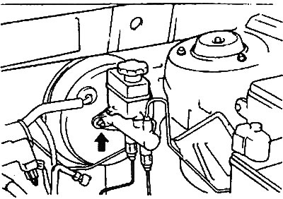 2. Loosen the nuts securing the master…