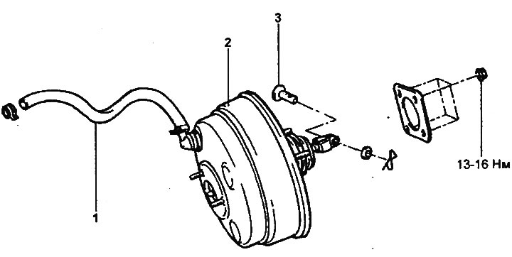 Removal and installation of the brake…