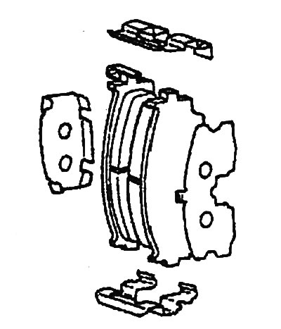 4. Remove the brake pads, linings and…