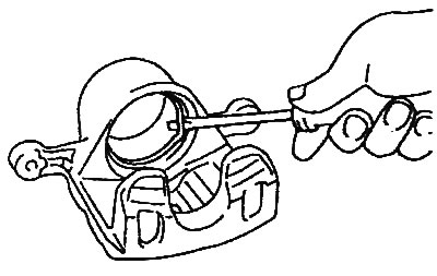 2. Using a screwdriver, remove the boot…