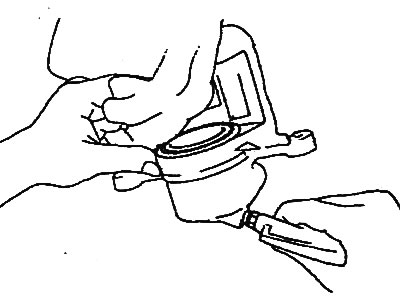 Caution: Do not place your fingers in…