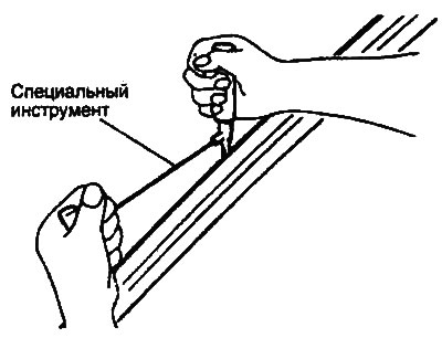 Caution: Be careful not to remove more old glue than necessary. Be careful not to damage the…