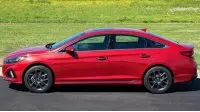 Hyundai Sonata VII, страничен изглед