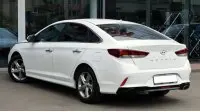 Hyundai Sonata VII, изглед отзад