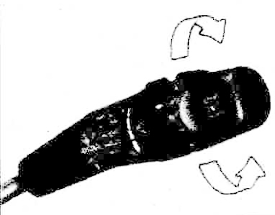Rear window wiper and washer (optional)