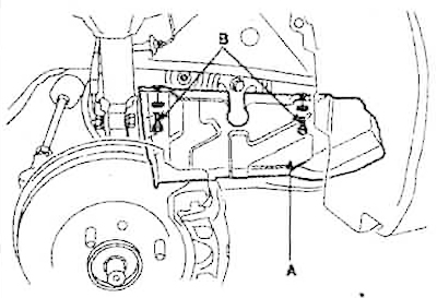 17. Install the right engine cover (A)…