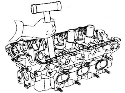5. Lightly tap the protruding parts of…