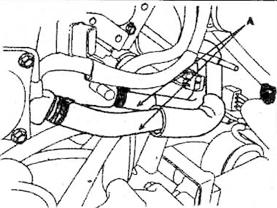 30. Connect the heater hoses.