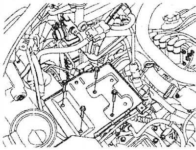16. Отстранете скобата на батерията.