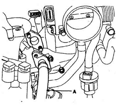 10. Disconnect the solenoid valve hose…
