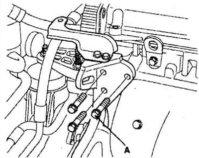 22. Secure the camshaft chain tensioner…