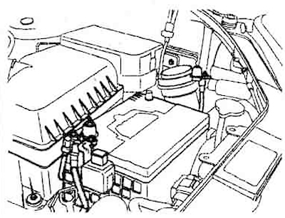 5. Disconnect the MAF sensor connector…