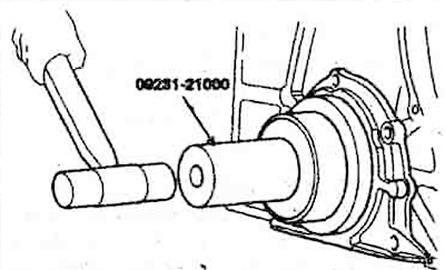 16. Apply a small amount of engine oil…