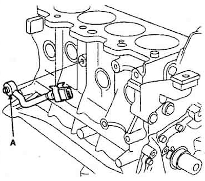 23. Install the knock sensors (A).…