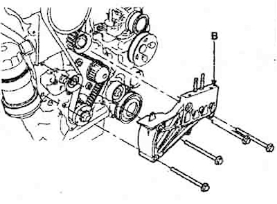 3. Remove the upper timing belt cover…