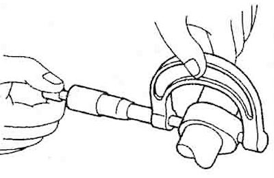 8. Measure the camshaft cam height (A).…