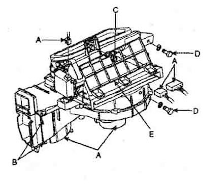 3. Disconnect connectors A of the fan…