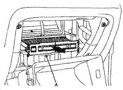 2. Remove the housing with filter A.