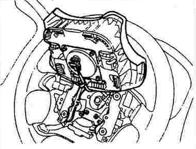 4. Remove the airbag module.