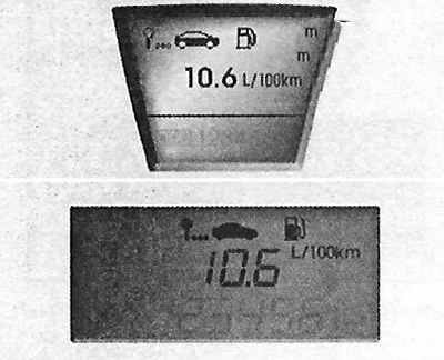 Average fuel consumption (if equipped)…